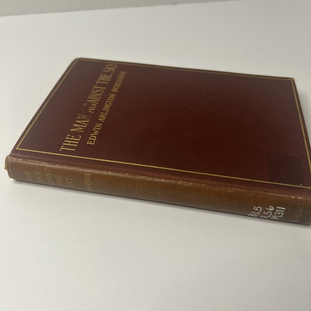 Edwin Arlington Robinson The Man Against the Sky Poems 1916 HC Macmillan NY - Picture 3 of 16